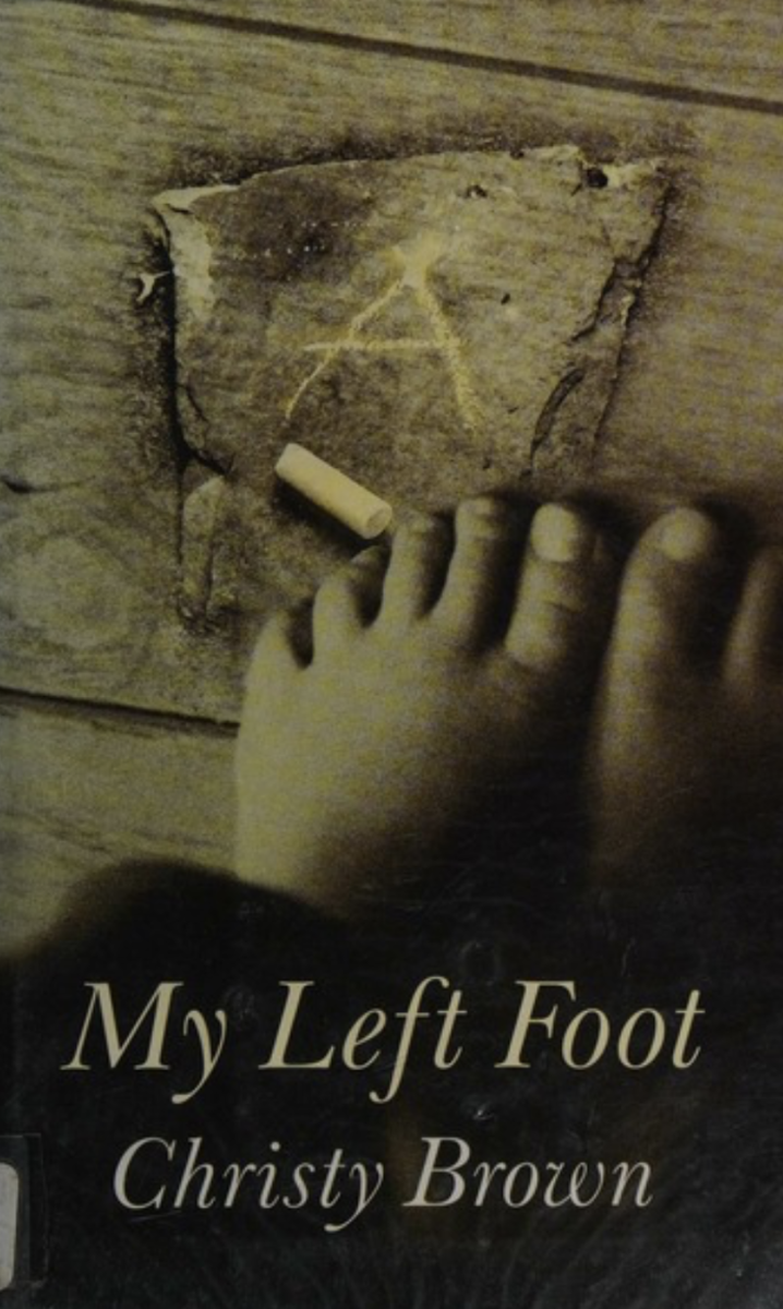 "My Left Foot" published in 1954, an autobiography of Christy Brown, who was born with cerebral palsy (Photo Credit: Internet Archive)