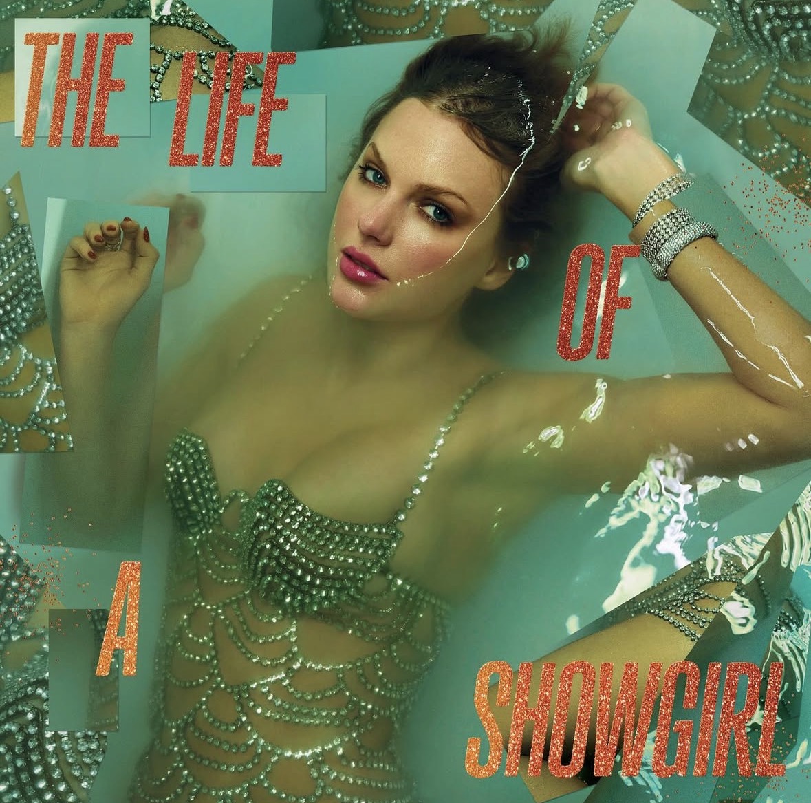 “The Life of a Showgirl” album cover (Source: @taylorswift on Instagram)