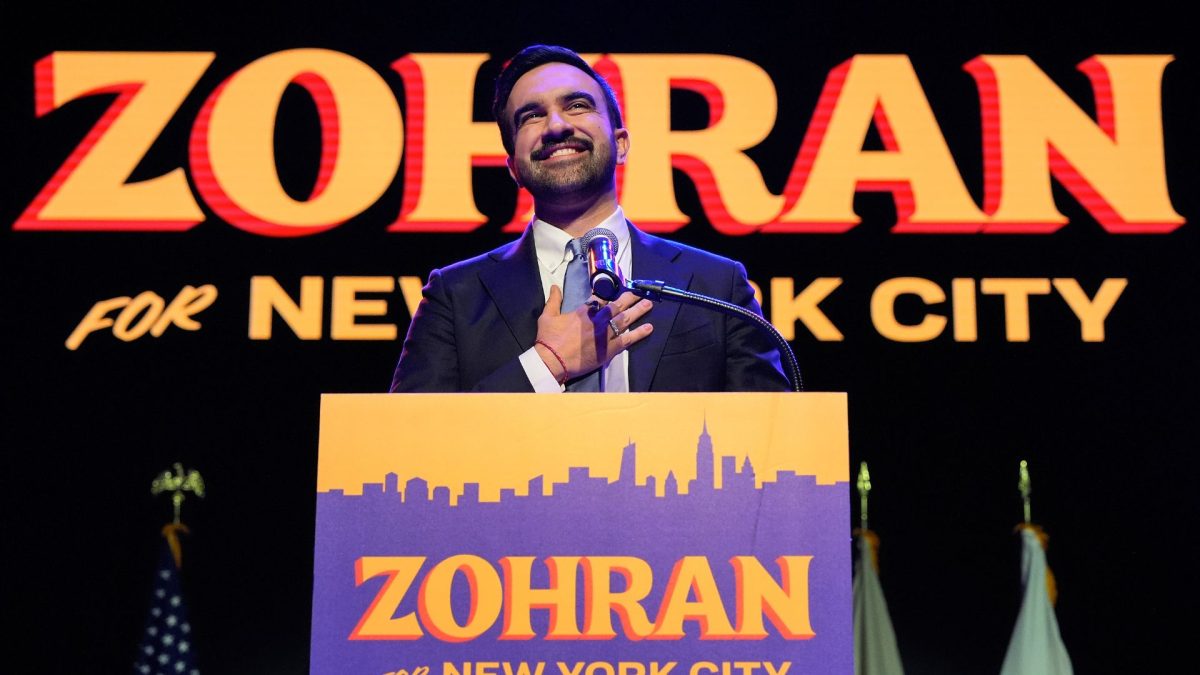Zohran Mamdani, elected mayor of NYC’s victory speech.