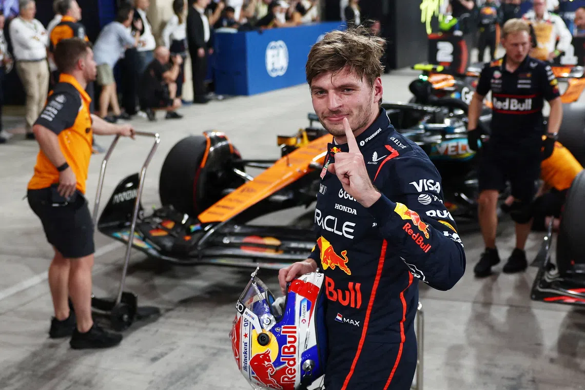Red Bull's Max Verstappen.