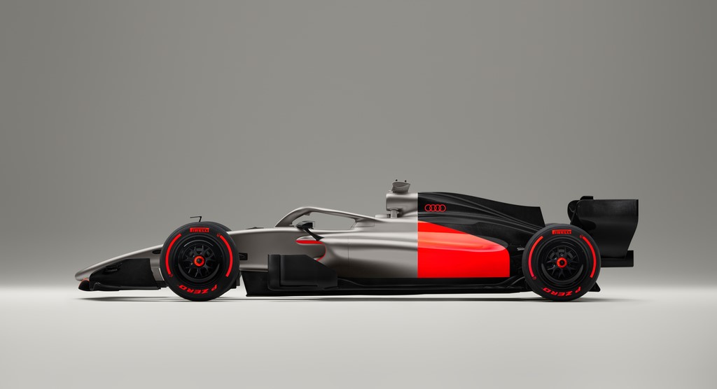The stunning new Audi livery. Yum. 
(Photo Source: F1 Official)