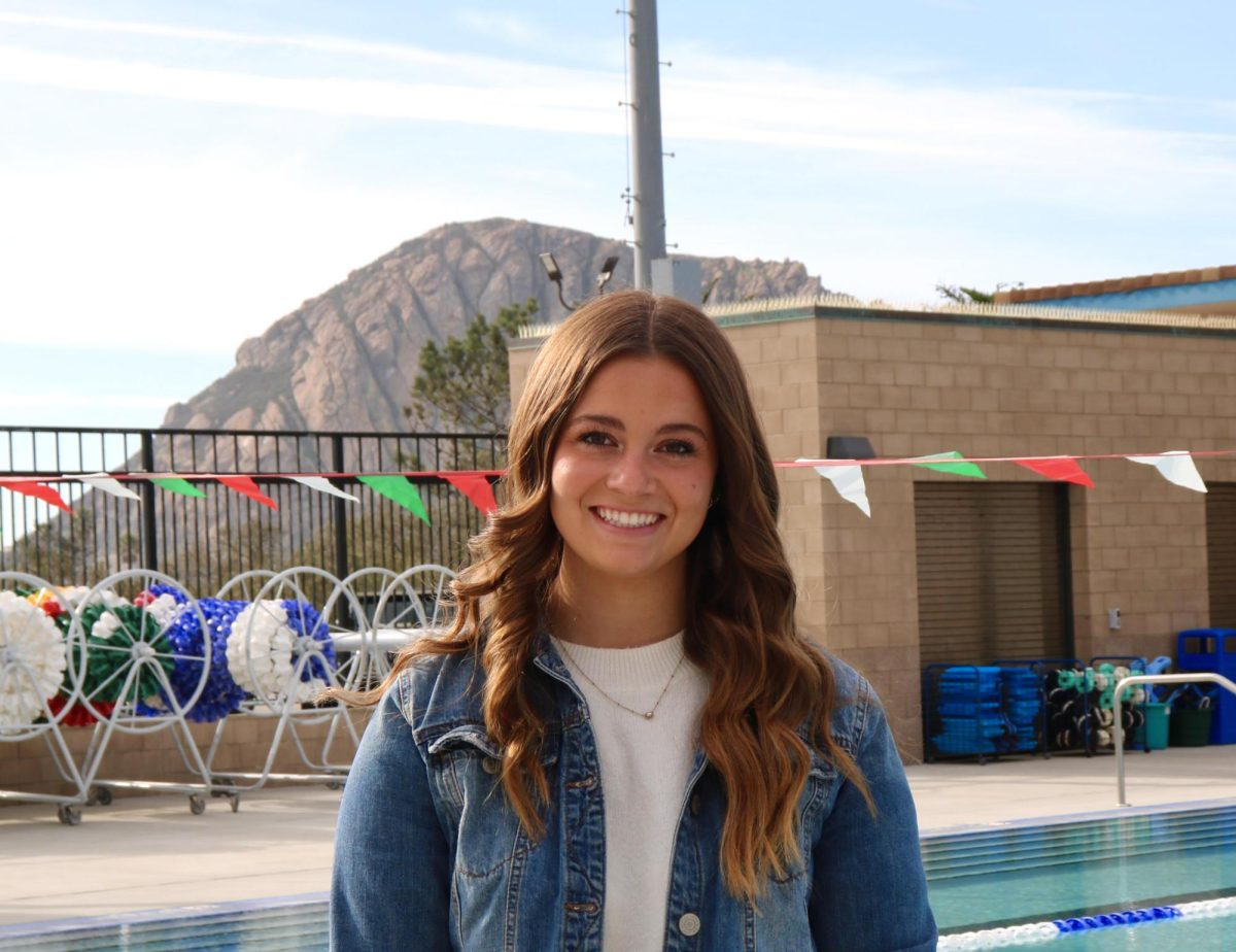 '25-'26 student teacher and Swim team coach, Allison Raisner, at the MBHS pool.