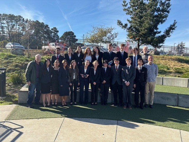 The Mock Trial Team at Bay Area Bash (Source: Maggie Appel)