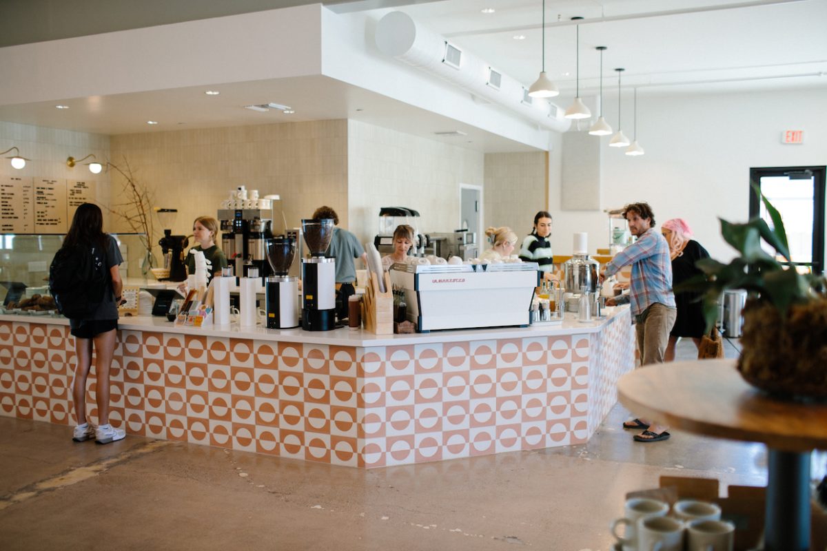 Interior of Scout Coffee in Morro Bay.