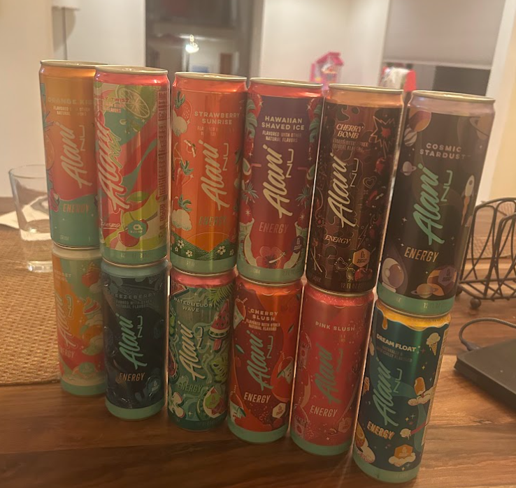 The 12 Alani Flavors that were tasted. 