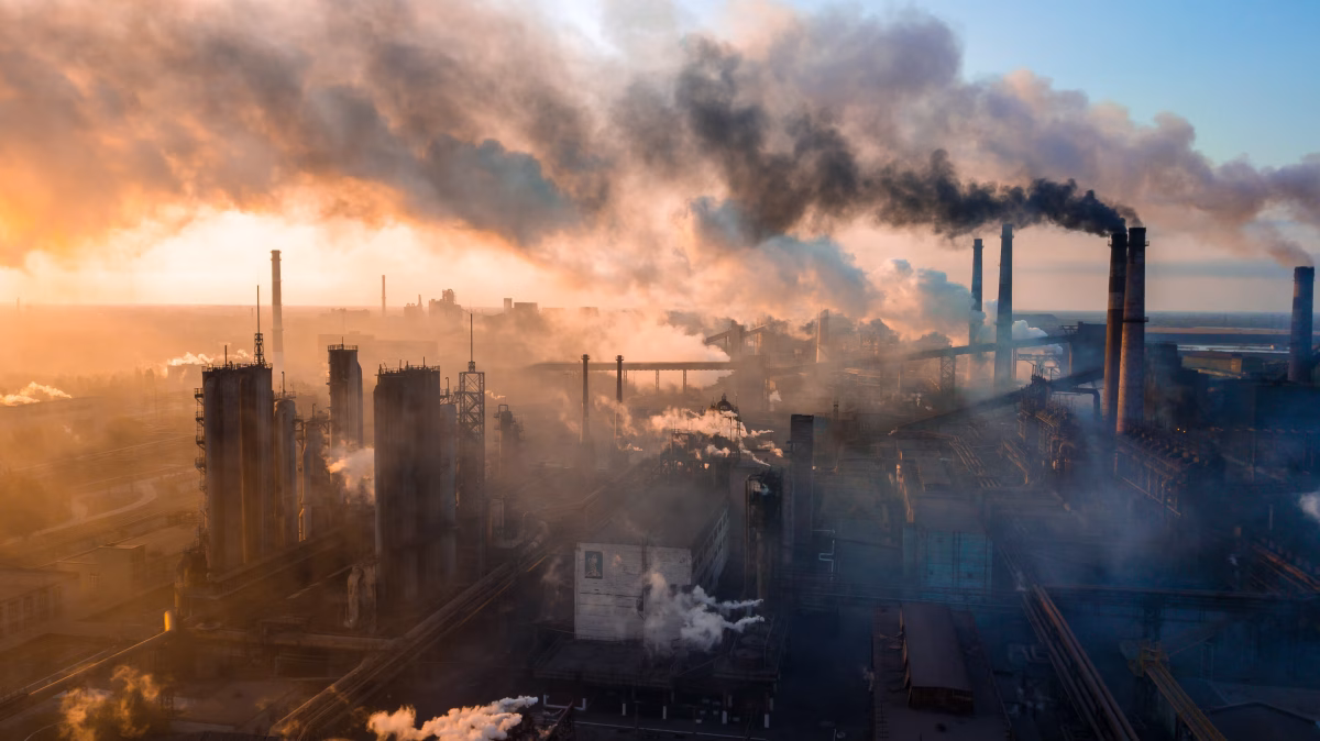 A large establishment that is producing greenhouse gas emissions (Source: stock.adobe)