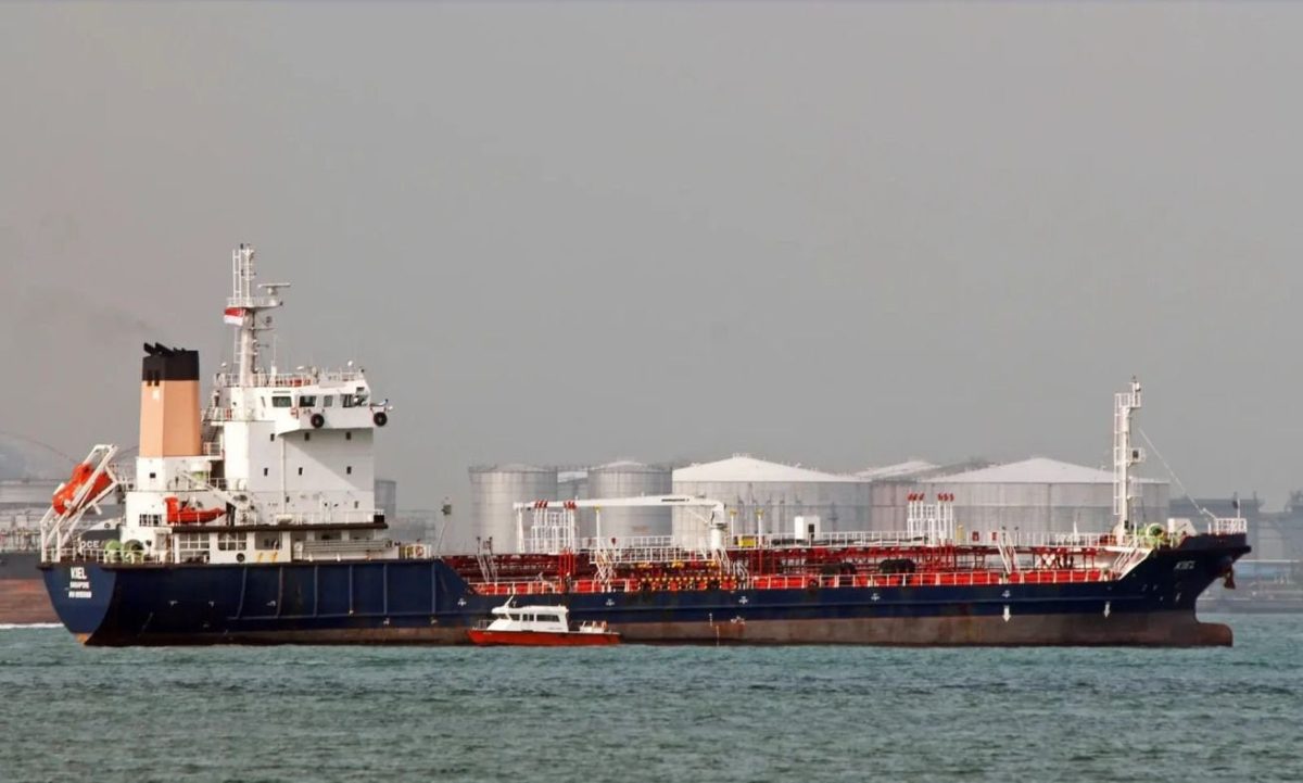 One of the three tankers that were intercepted by India's Coast Guard. 