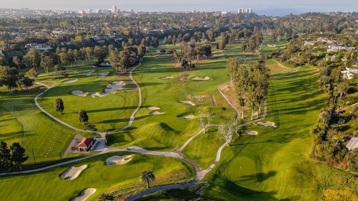 Riviera Golf Course in Palisades, CA, where the boys watched the Genesis Open Tournament (Source: Riviera Country Club)