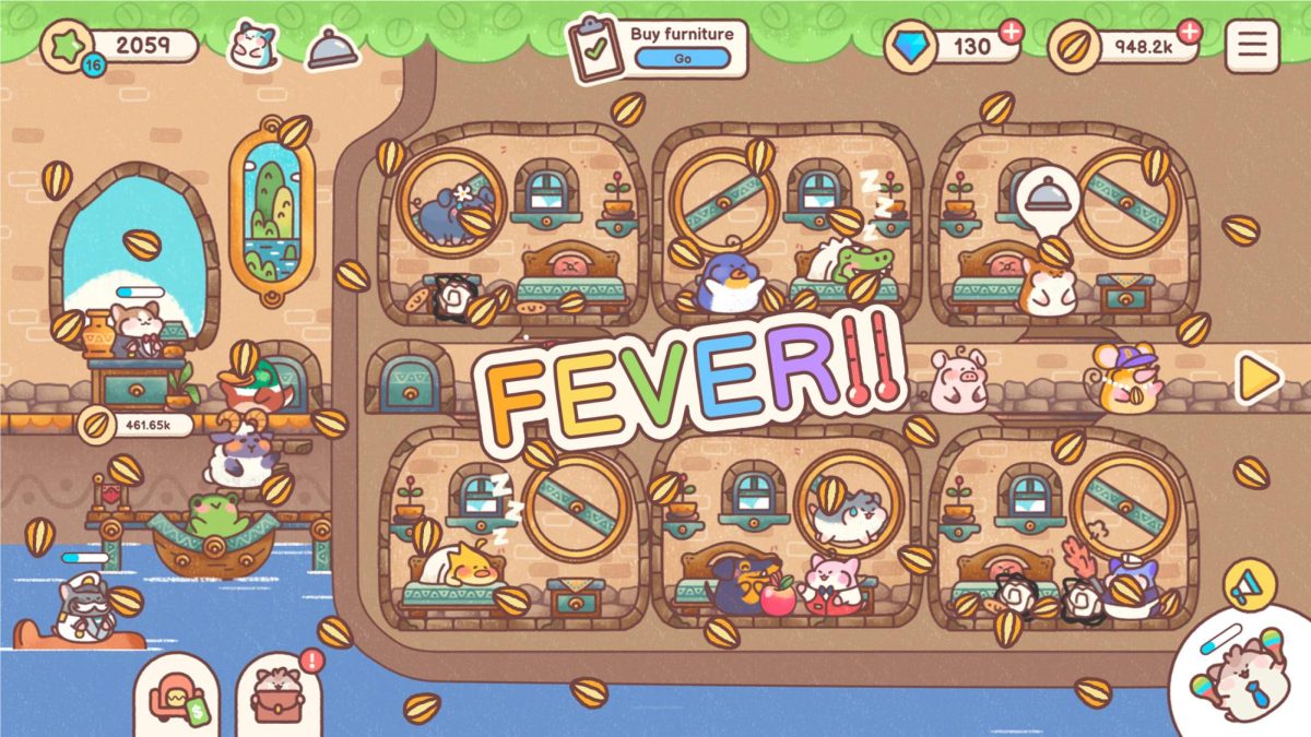 In-game event on Hamster Inn (Photo Credit: Hyperbeard)