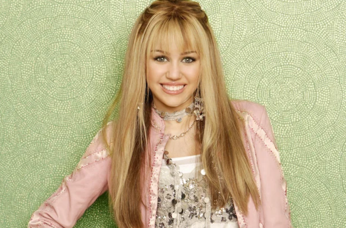 Miley Cyrus in her iconic Hannah Montana outfit.