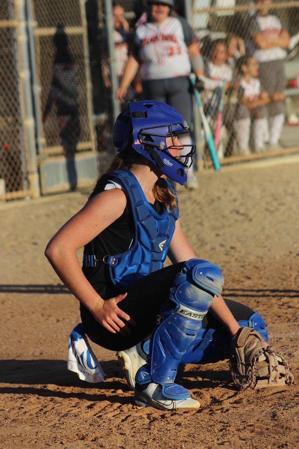 Reese Kelly playing catcher looking more ready as ever. (Source: Reese Kelly)